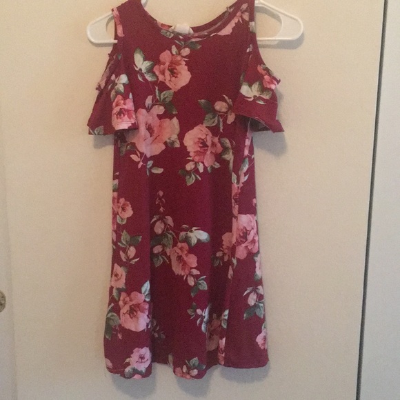 Velvet Summer Flower Dress - Picture 7 of 8